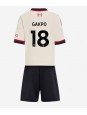 Liverpool Cody Gakpo #18 Replika Borta Kläder Barn 2025-26 Kortärmad (+ byxor)